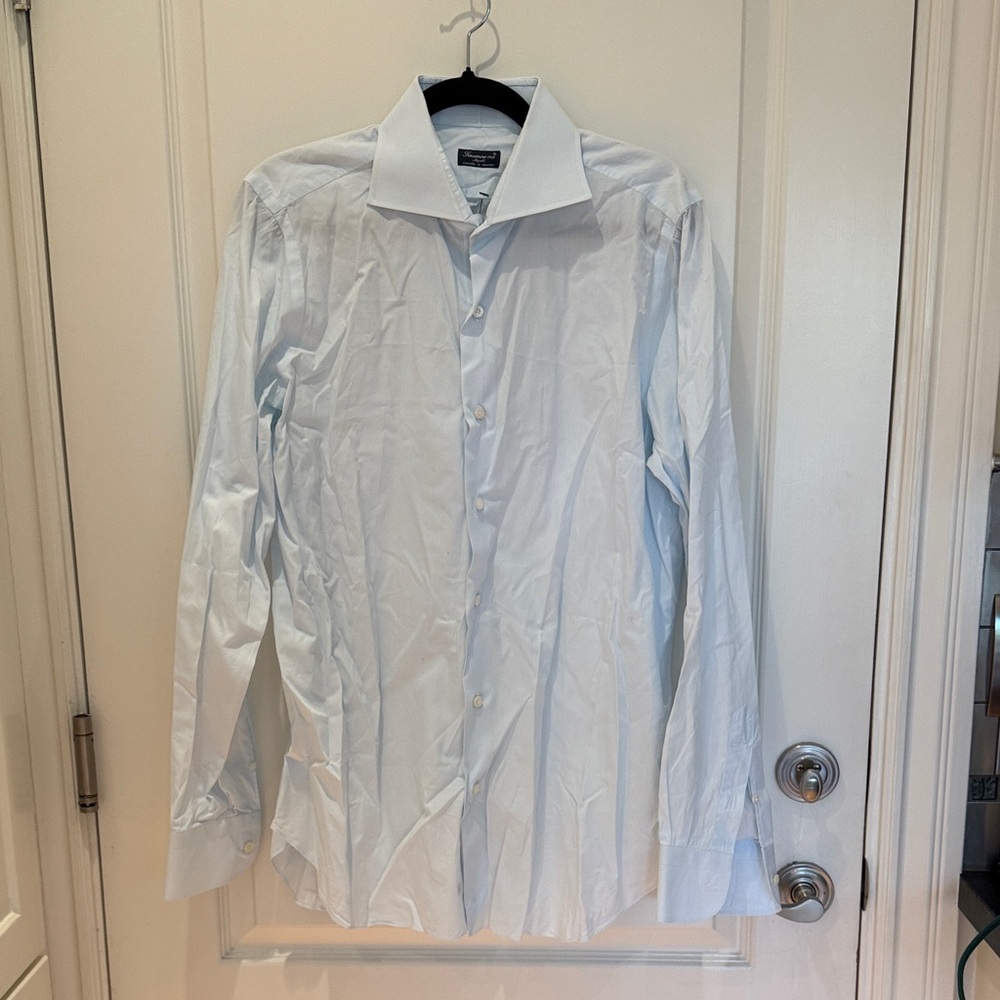 Classic Light Blue Men's Dress Shirt